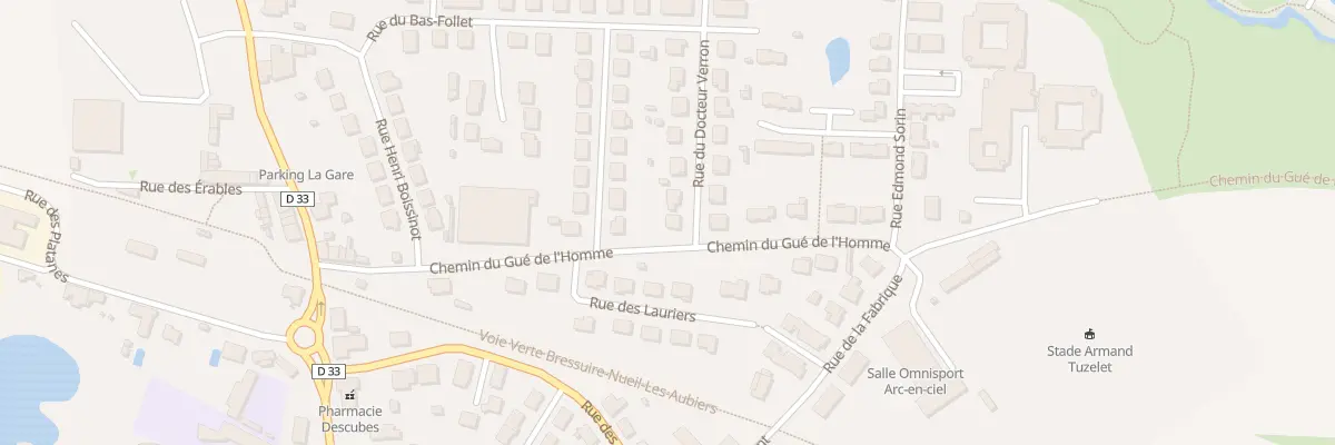 Plan du 2 Rue du Docteur Verron à Nueil-les-Aubiers