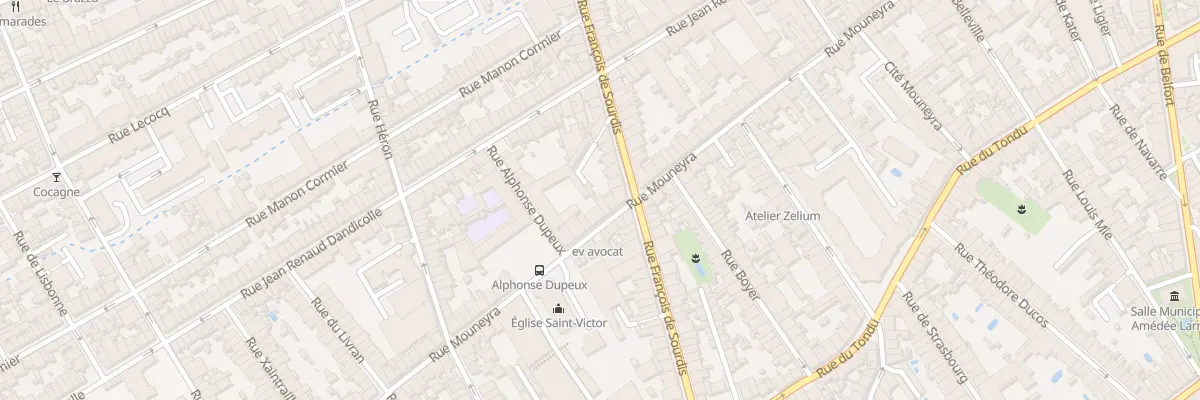Plan du 145 Rue Mouneyra à Bordeaux