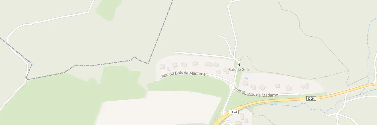 Plan du 5 Rue du Bois de Madame à Goès