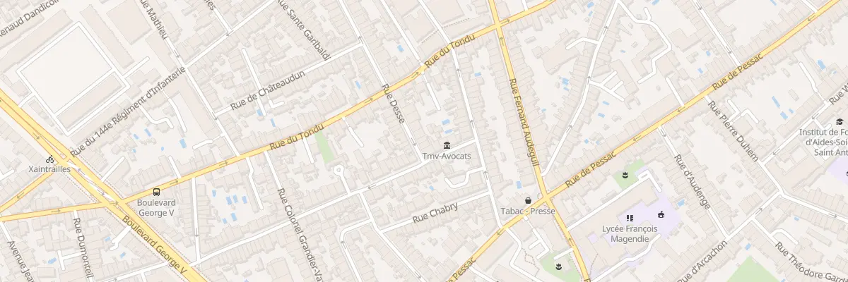 Plan du 62 Rue Desse à Bordeaux