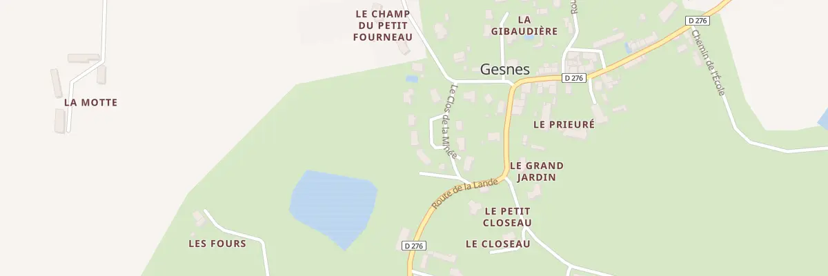 Plan du 6 Le Clos de la Minée à Gesnes