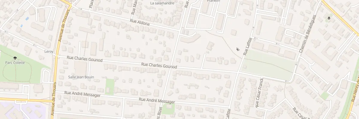 Plan du 46 Rue Charles Gounod à Talence