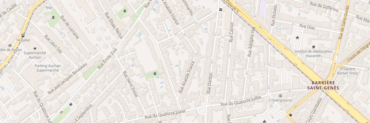 Plan du 57 Rue Anatole France à Talence