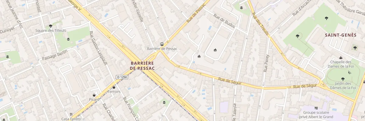 Plan du 10 Rue de Ségur à Bordeaux