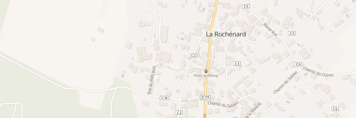 Plan du 14 Rue de l’Eglise à La Rochénard