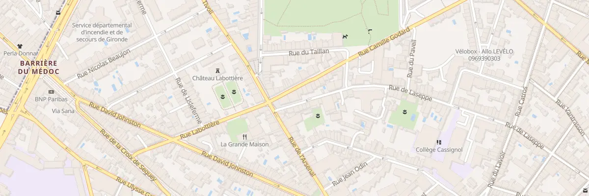 Plan du 260 Rue Camille Godard à Bordeaux