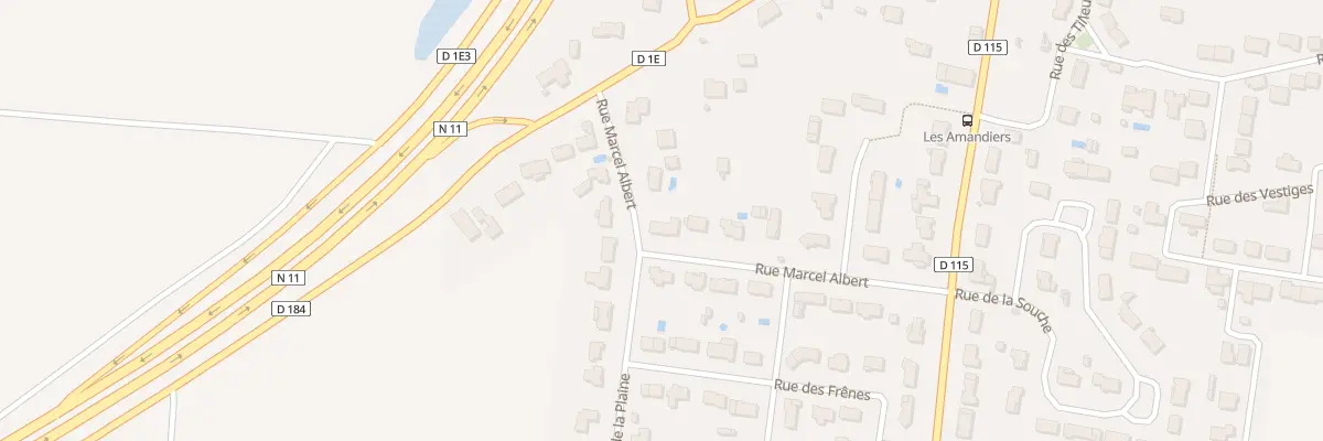 Plan du 218 Rue Marcel Albert à Épannes