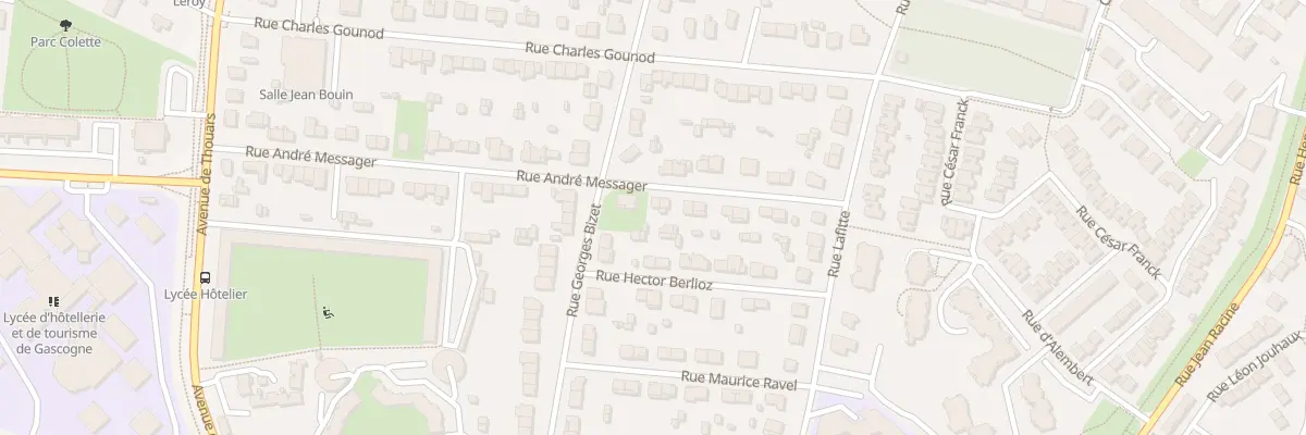 Plan du 45 Rue André Messager à Talence