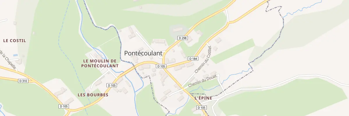 Plan du 5005 Rte d’Harcourt à Pontécoulant