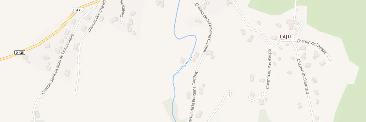 Plan du 8 Che du Moulin à Eysus