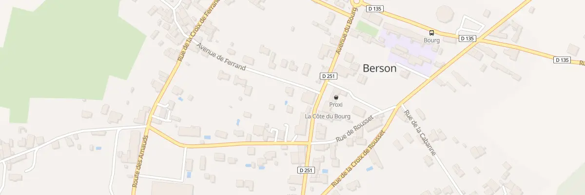Plan du 4 Av de Ferrand à Berson