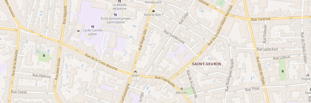 Plan du 21 Rue Goya à Bordeaux