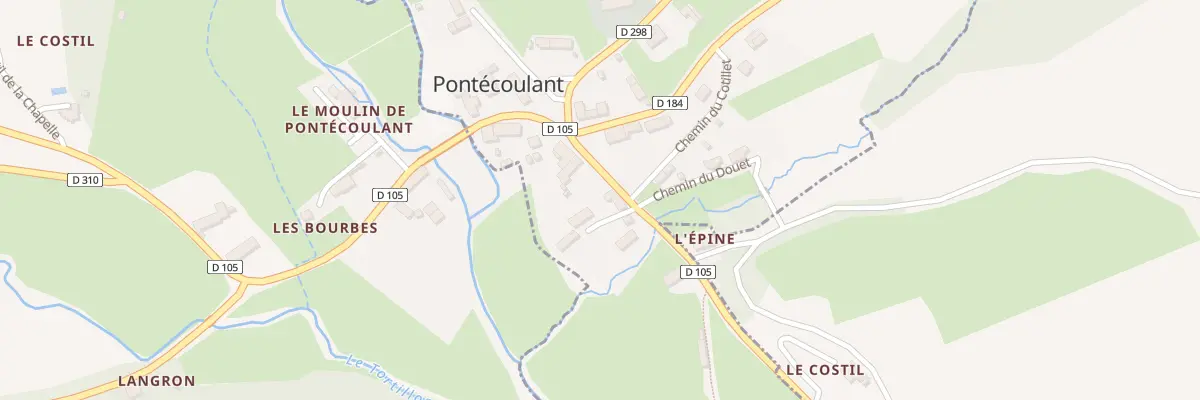 Plan du 3 Rte de Condé à Pontécoulant