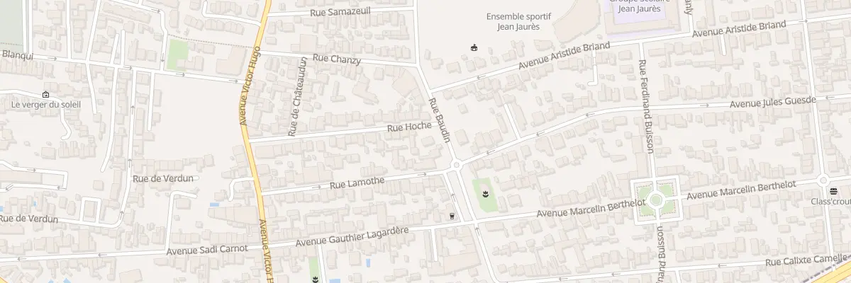 Plan du 66 Rue Baudin au Bouscat