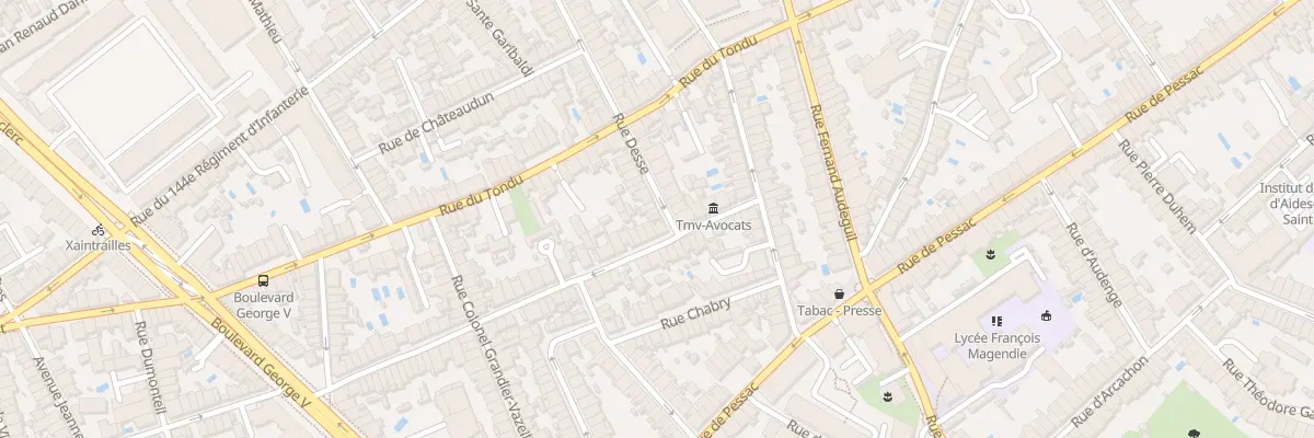 Plan du 65 Rue Desse à Bordeaux