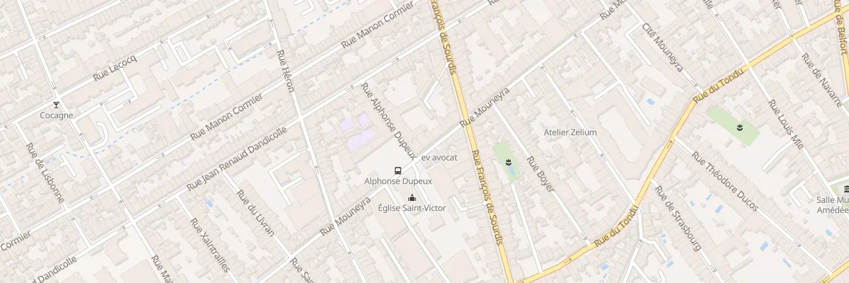 Plan du 153 Rue Mouneyra à Bordeaux