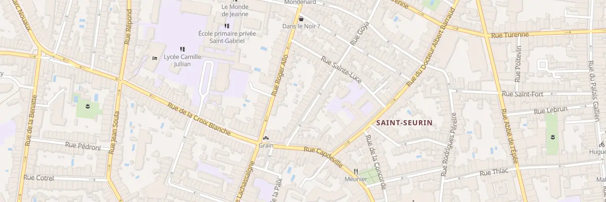 Plan du 19 Rue Goya à Bordeaux