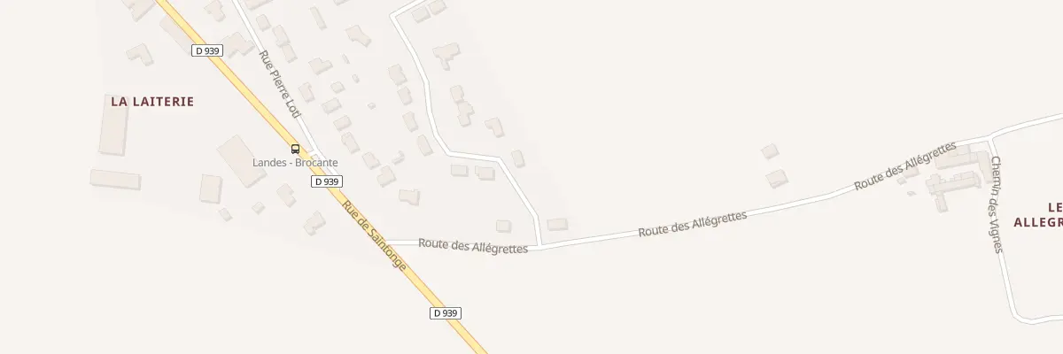 Plan du 2 Rue du Clos des Amourettes à Landes