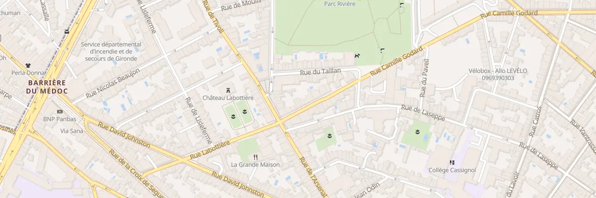 Plan du 259 Rue Camille Godard à Bordeaux