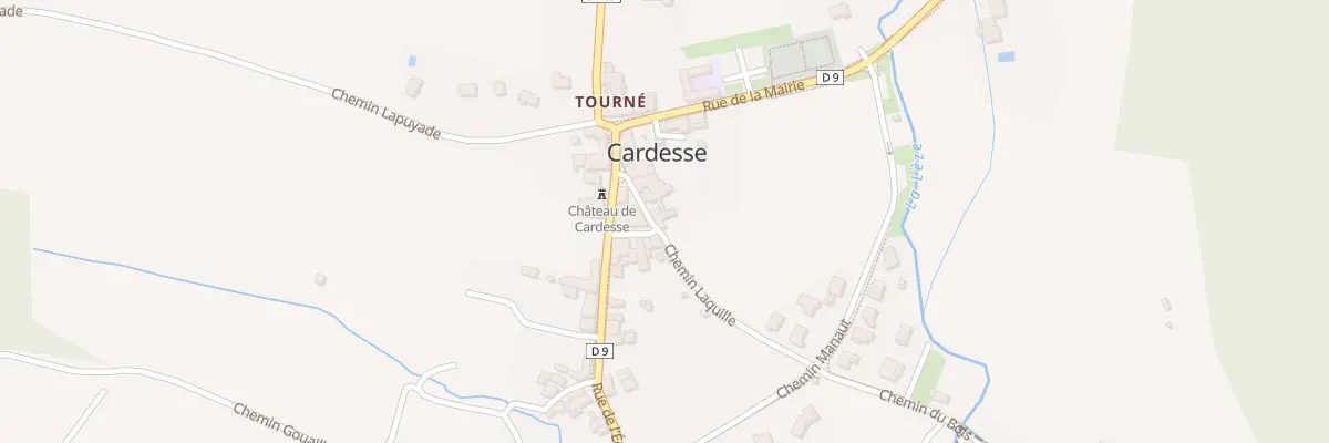 Plan du 35 Che Laquille à Cardesse