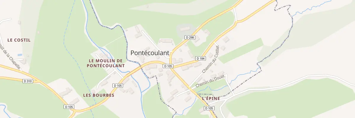 Plan du 2 Rte d’Harcourt à Pontécoulant