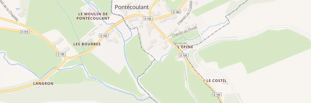Plan du 3T Rte de Condé à Pontécoulant