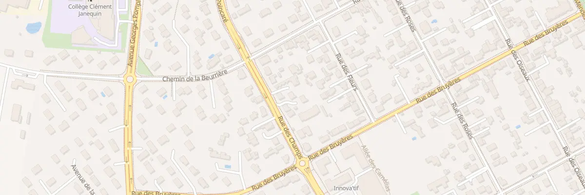 Plan du 8 Rue des Champs à Avrillé