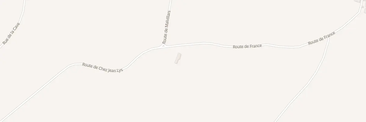 Plan du 37 Rte de France à Bois