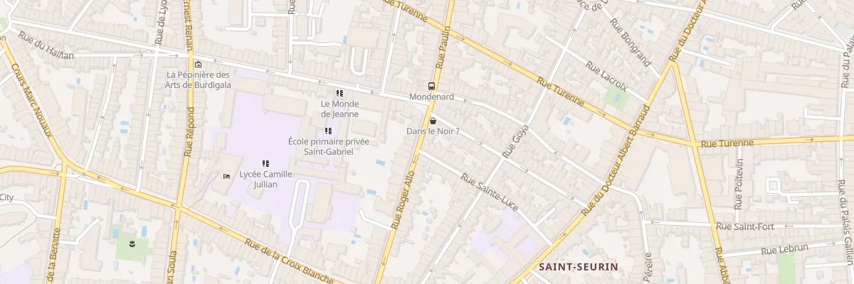 Plan du 46 Rue Roger Allo à Bordeaux