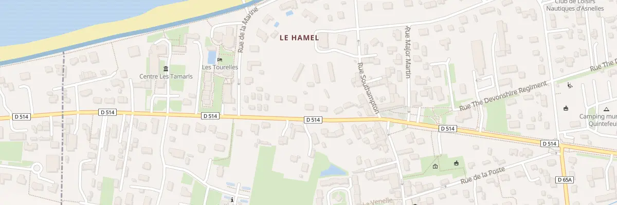 Plan du 9 Av de la Libération à Asnelles