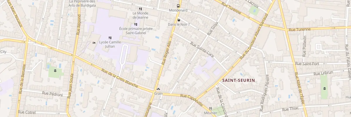 Plan du 26 Rue Roger Allo à Bordeaux