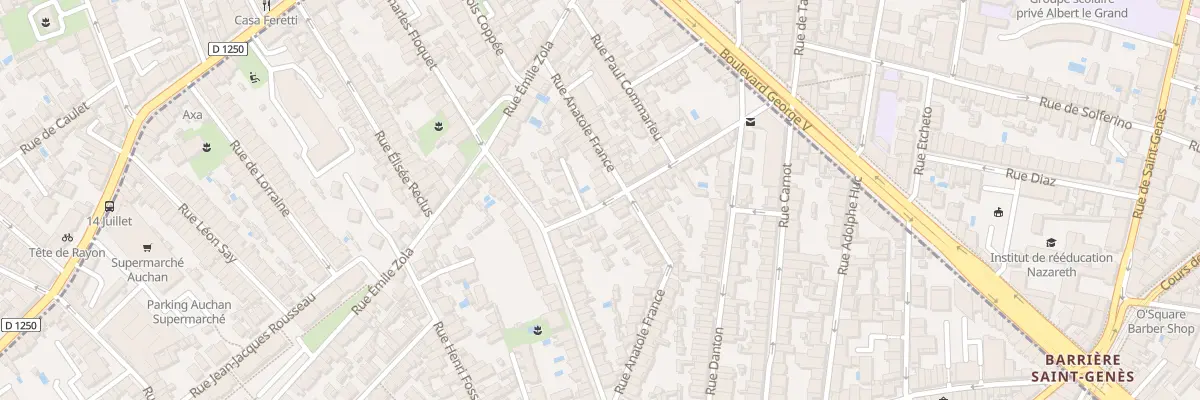 Plan du 31 Rue Danguilhem à Talence
