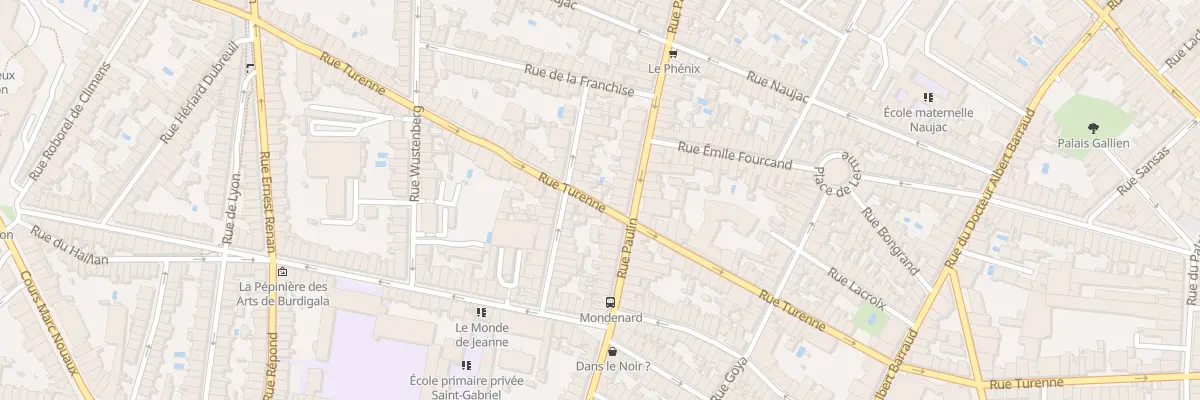 Plan du 143 Rue de Turenne à Bordeaux