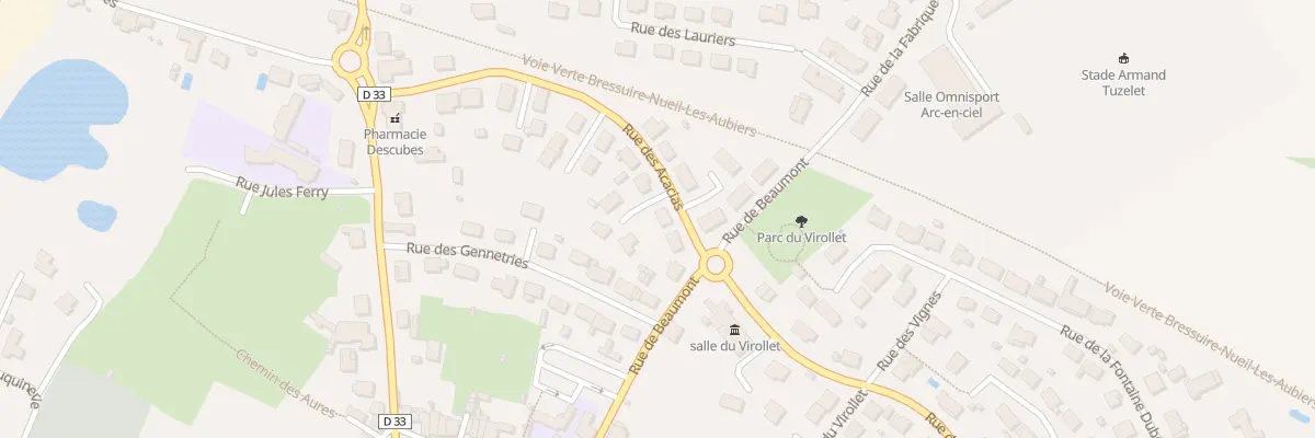 Plan du 54 Rue des Acacias à Nueil-les-Aubiers