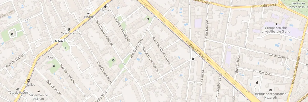 Plan du 10 Rue Anatole France à Talence