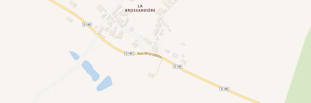 Plan du 8B La Brossardière à Courlay