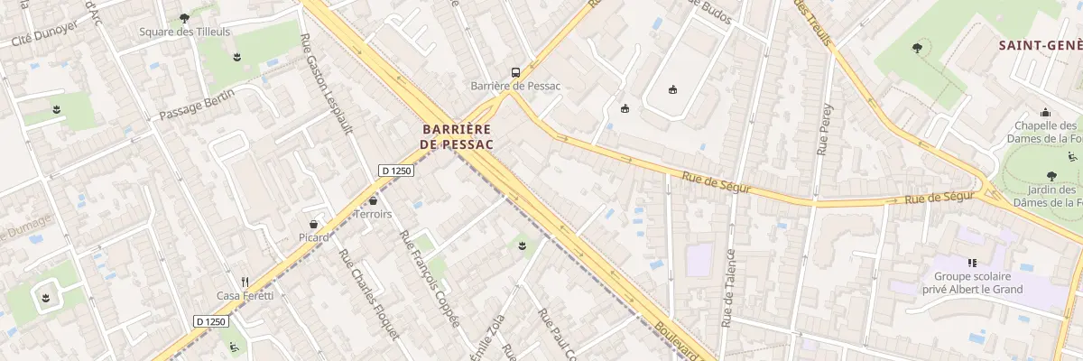 Plan du 90 Bd George V à Bordeaux