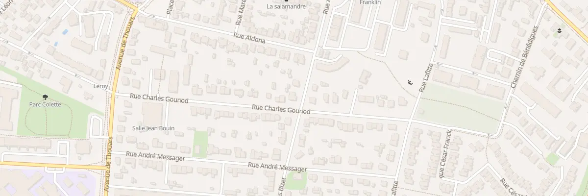Plan du 44 Rue Charles Gounod à Talence