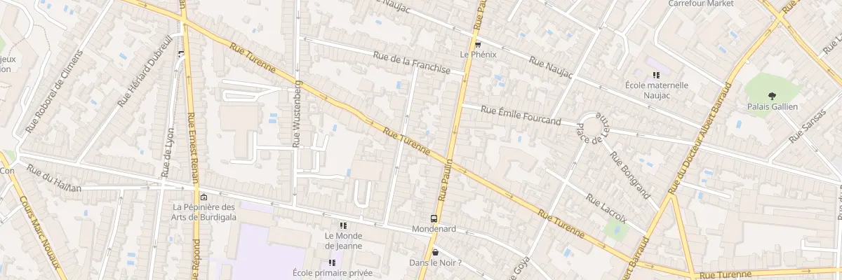 Plan du 145 Rue de Turenne à Bordeaux
