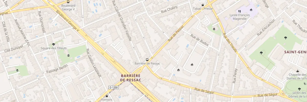 Plan du 40 Rue Commandant Charcot à Bordeaux