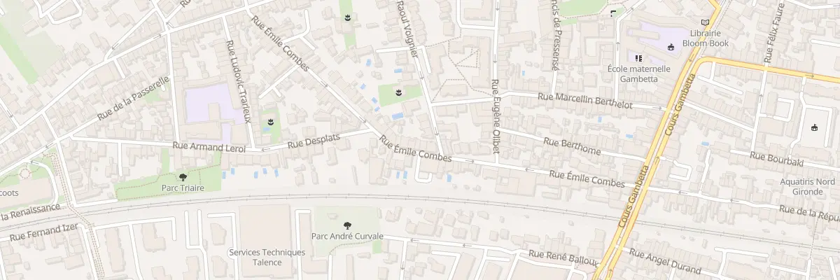 Plan du 69 Rue Émile Combes à Talence