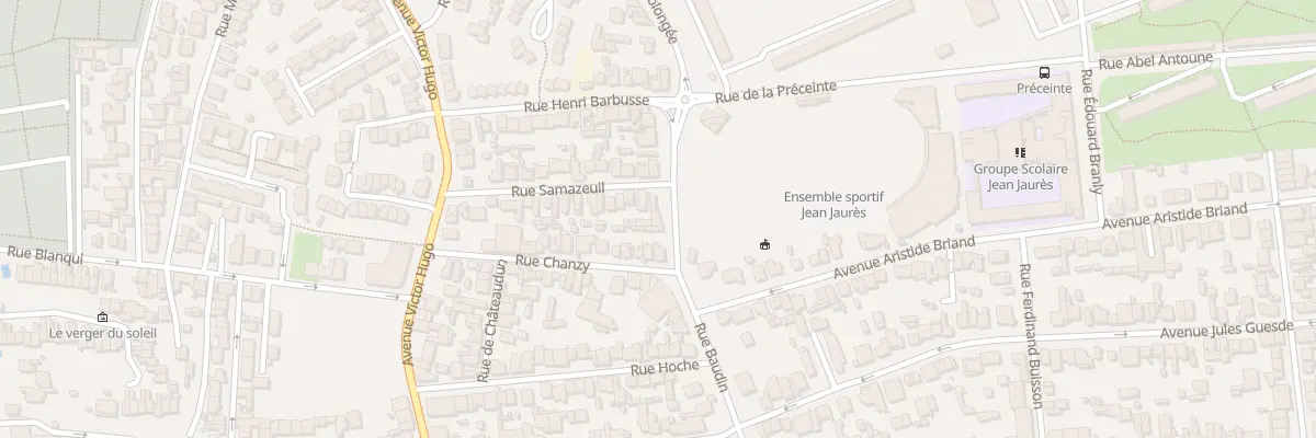 Plan du 84 Rue Baudin au Bouscat