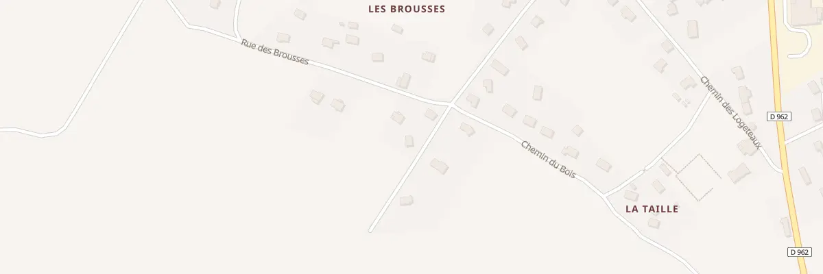 Plan du 43 Rue des Brousses à La Chapelle-au-Moine