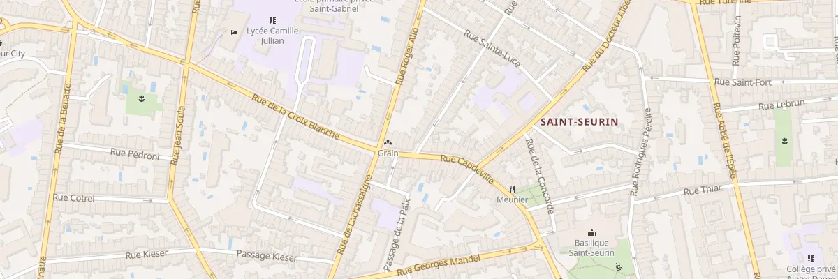Plan du 3 Rue Goya à Bordeaux