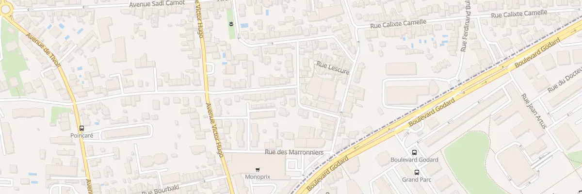Plan du 173 Rue Raymond Poincaré au Bouscat