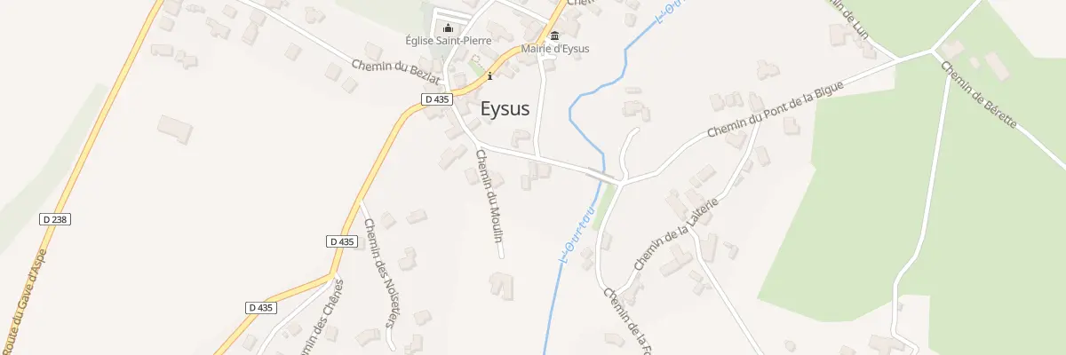 Plan du 8 Che du Pont de la Bigue à Eysus