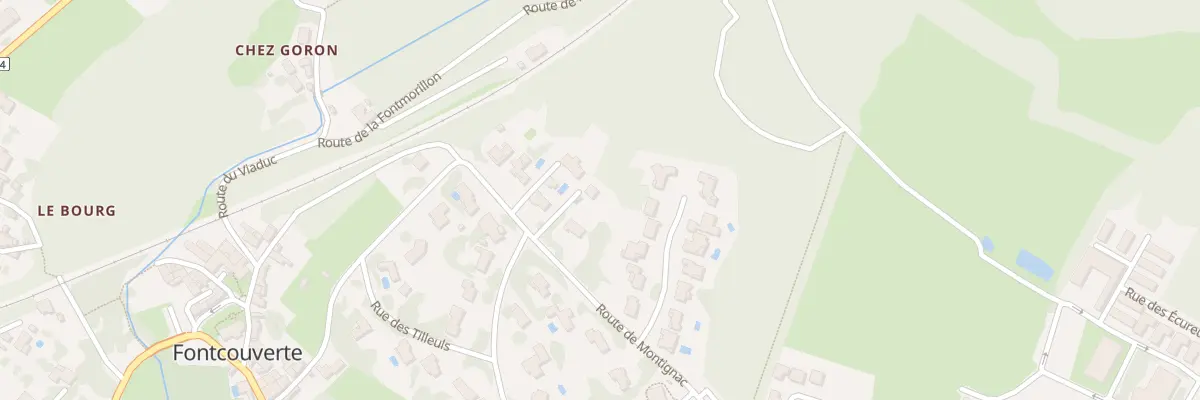 Plan du 17B Rte de Montignac à Fontcouverte