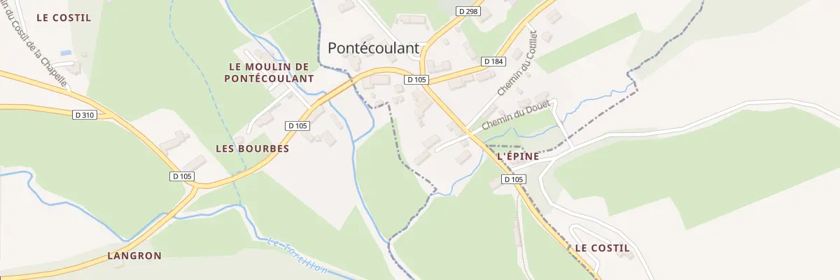 Plan du 2B Rte de Condé à Pontécoulant