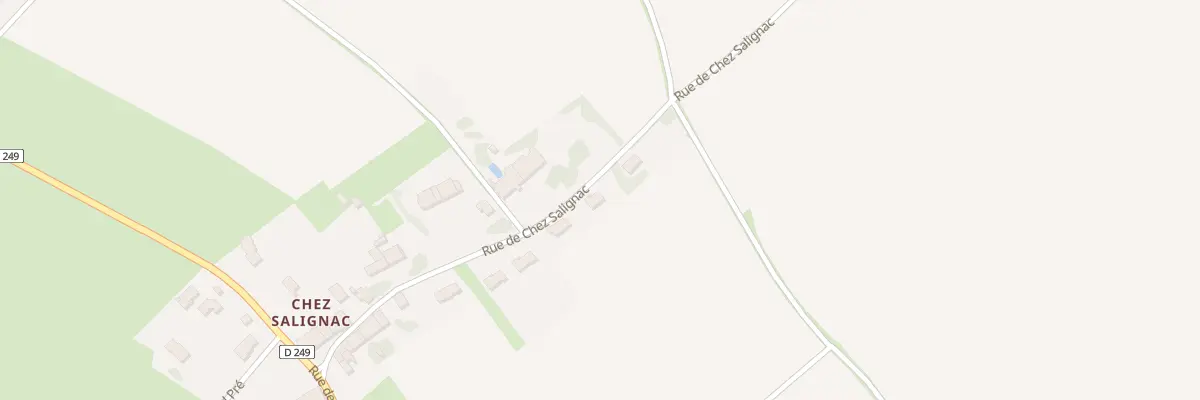 Plan du 28 Rue de Chez Salignac à Berneuil