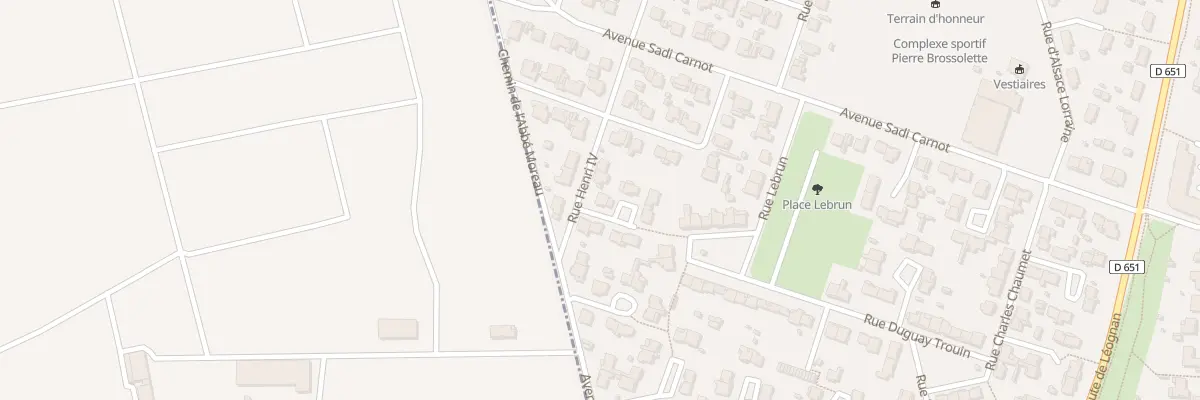 Plan du 2 Rue Gutenberg à Villenave-d’Ornon